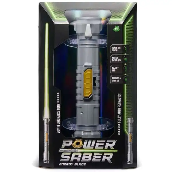 Power Saber Energy Blade Saber Toy [Green, Auto Extending Blade!]