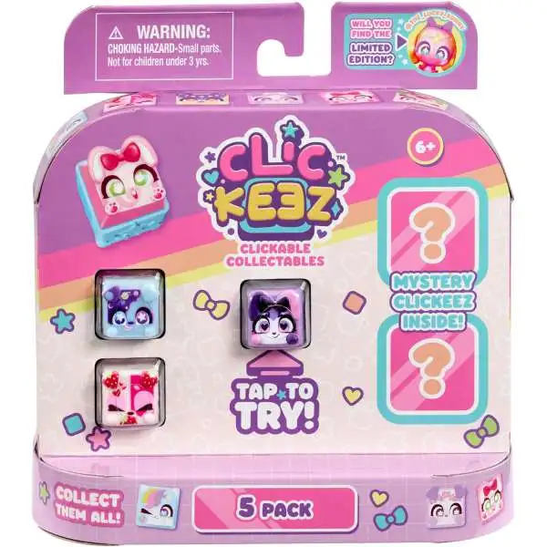 Clickeez Mystery 5-Pack [Clickable Collectibles!]
