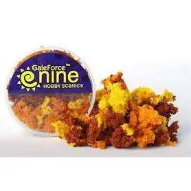 Hobby Round Autumn 3 Color Clump Foliage Mix Miniatures Scenery Accessory
