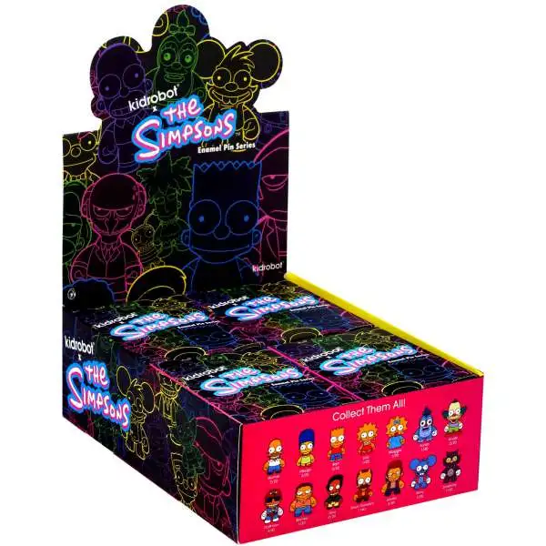 The Simpsons Enamel Pin The Simpsons Mystery Box Kidrobot NECA