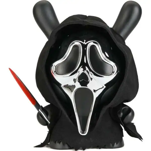Scream Dunny Ghost Face 8-Inch Vinyl Art Figure [CHROME MASK LIMITED TO 600 PIECES!] (Pre-Order ships April)