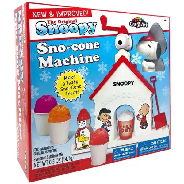 Peanuts The Original Snoopy Sno-Cone Machine Playset