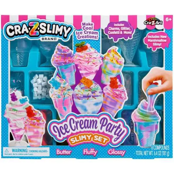 Cra-Z-Slimy Ice Cream Party Slimy Set