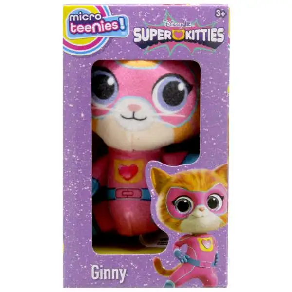 Disney Junior SuperKitties Micro Teenies! Ginny 3-Inch Micro Plush