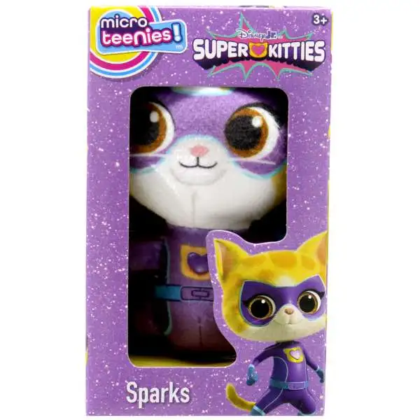 Disney Junior SuperKitties Micro Teenies! Sparks 3-Inch Micro Plush