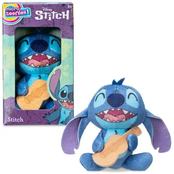 Disney Lilo & Stitch Micro Teenies! Stitch 3-Inch Micro Plush [Ukulele]
