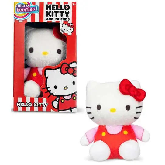 Sanrio Hello Kitty & Friends Micro Teenies! Hello Kitty 3-Inch Micro Plush [Red Outfit]