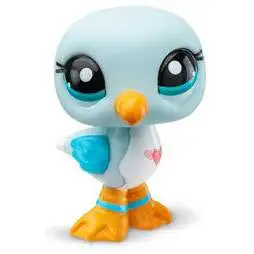 Littlest Pet Shop 2024 Heart-Stamped Blue Seagull Mini Figure #63 [Loose]