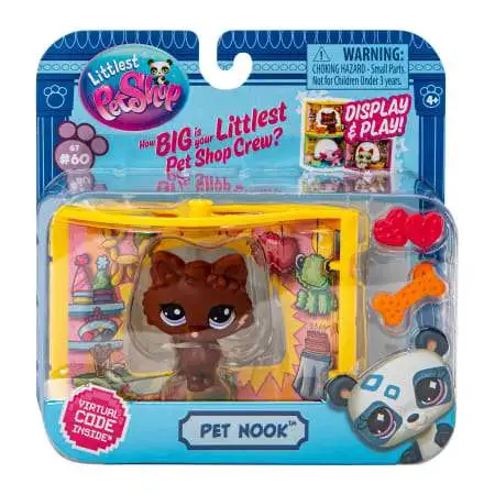 Littlest Pet Shop 2024 Generation 7 Pet Nook Dog Exclusive Figure #60 [Pinata Party, with Virtual Code]