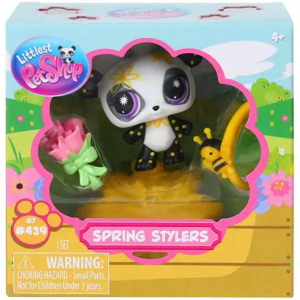Littlest Pet Shop 2026 Generation 7 Spring Stylers Panda Figure #439