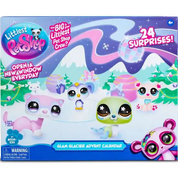 Littlest Pet Shop 2026 Holiday Glam Glacier Advent Calendar [24 Surprises!]