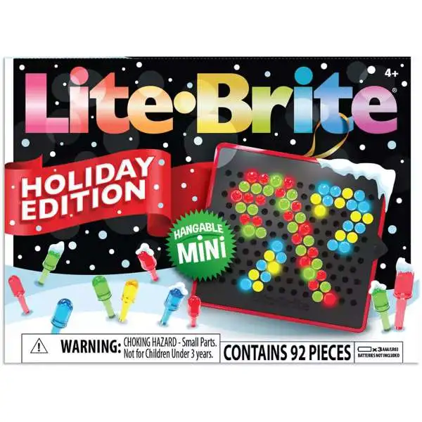 Lite Brite Mini Holiday Edition Set [90 Pieces]