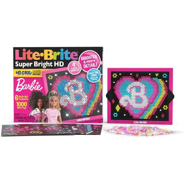 Lite Brite Super Bright HD Barbie Set