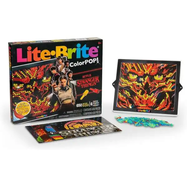 Lite Brite Stranger Things Color Pop! Set [650 Pieces]