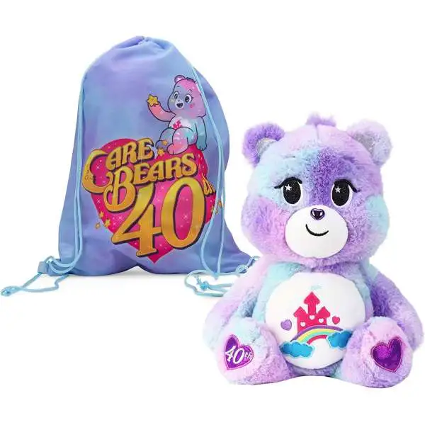 Care Bears 40th Anniversary Care-a-Lot Bear 16-Inch Plush