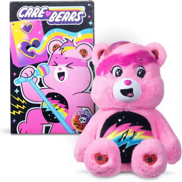 Care Bears Rock-a-Lot Bears Cheer Bear 14-Inch Plush