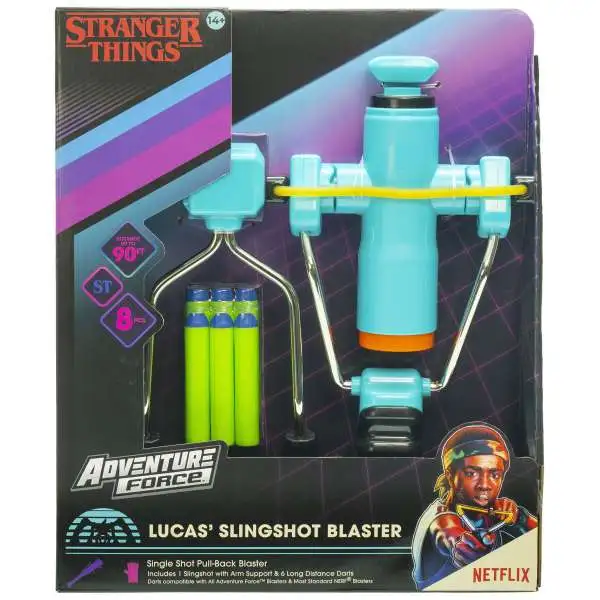 Stranger Things Adventure Force Lucas' Slingshot Dart Blaster