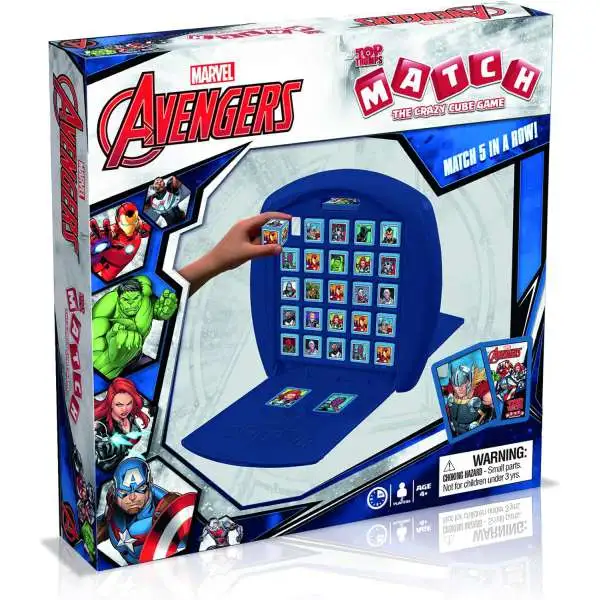 Marvel Avengers Top Trumps Match 65 Card Sleeves [The Crazy Cube Game]