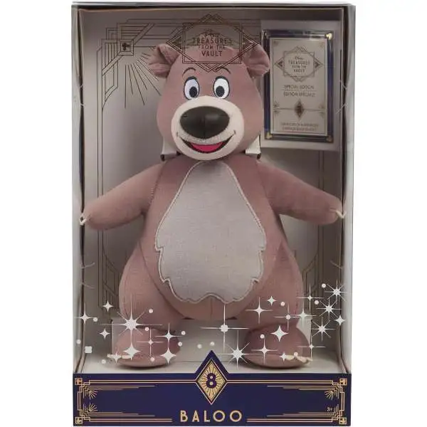 Disney Treasures from the Vault Baloo Exclusive 13-Inch Plush