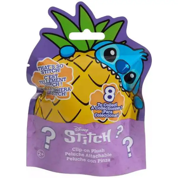 Disney That's So Stitch! Clip-On Plush 2-Inch Mystery Pack