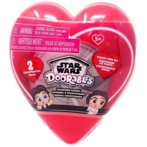 Star Wars Doorables Valentine's Day Collectible Figures Mystery Pack [2 RANDOM Figures]