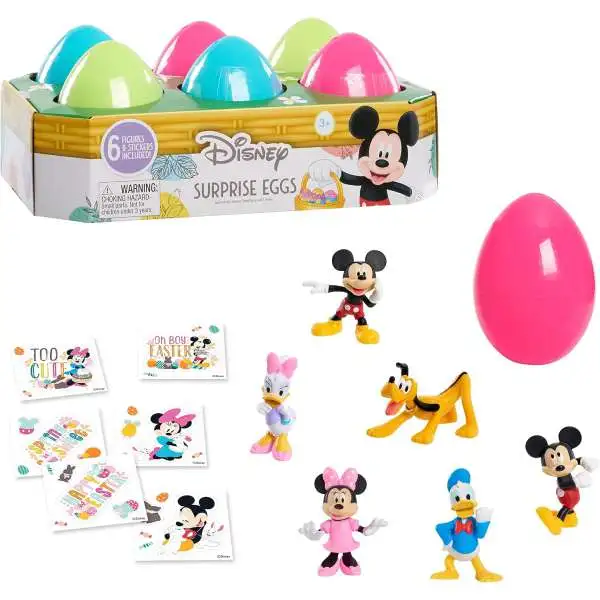 Disney Surprise Eggs Mickey Mouse Basket Mystery 6-Pack