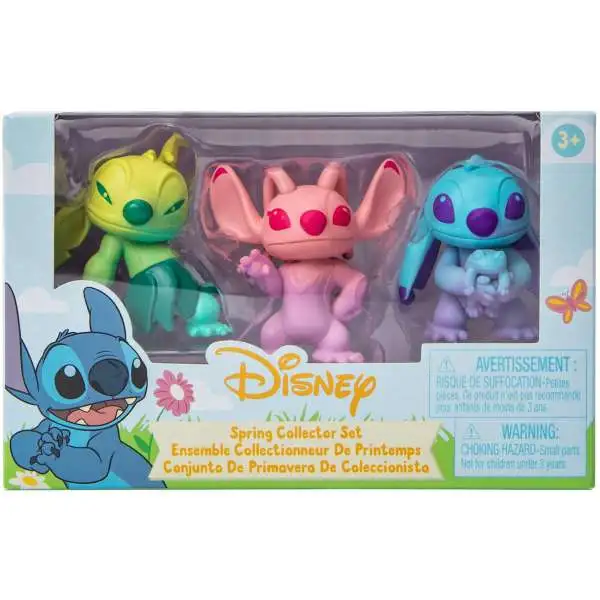 Disney 2025 Spring Collector Set Stitch 2-Inch Mini Figure 3-Pack