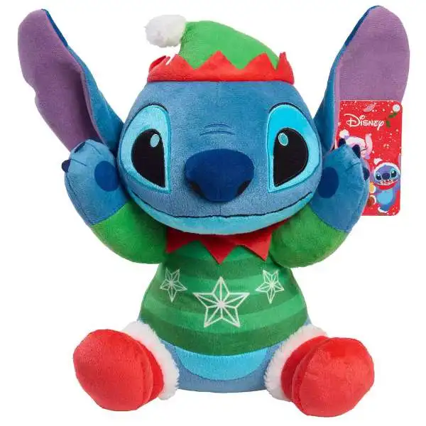 Disney Lilo & Stitch 2025 Holiday Stitch 12-Inch Plush [Elf Costume]