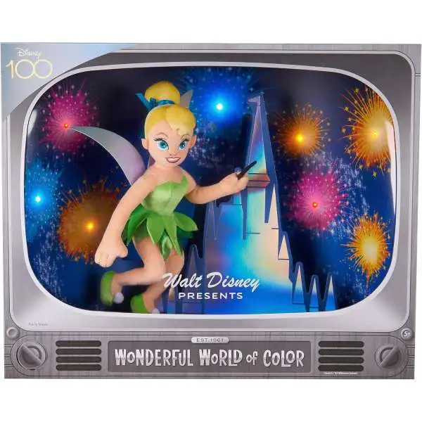 Disney 100 Walt Disney Presents Wonderful World of Color Tinker Bell Exclusive 13-Inch Plush