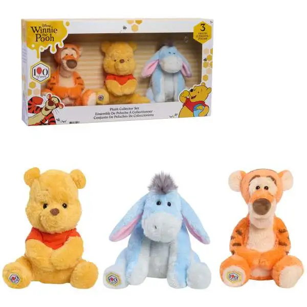 Disney Winnie the Pooh Plush Collector Set