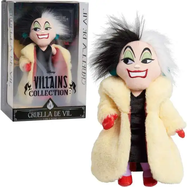 Disney 101 Dalmatians Villains Collection Cruella De Vil Exclusive 13-Inch Plush