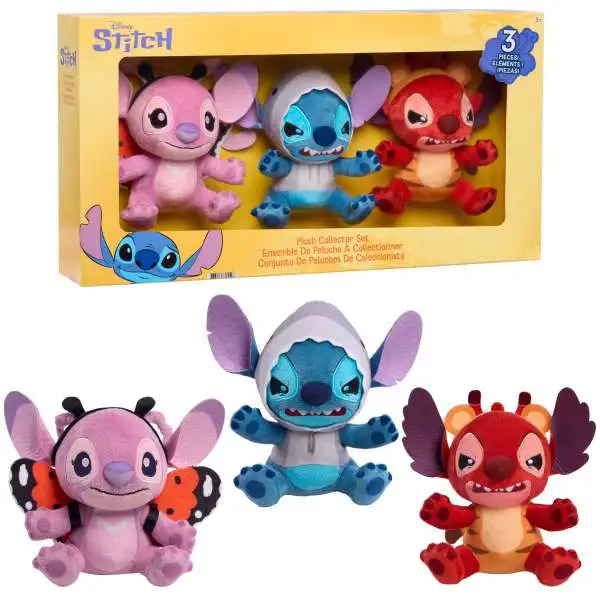 Disney Lilo & Stitch Stitch Goes Wild Exclusive 7-Inch Plush Collector Set