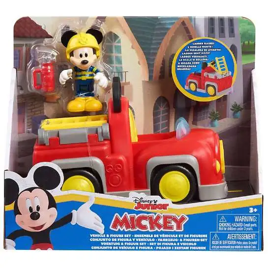 Disney Junior Mickey Mouse Firetruck Vehicle & Figure Set