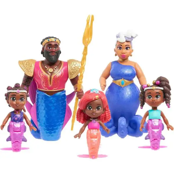 Disney Junior Ariel Royal Family Figure Set