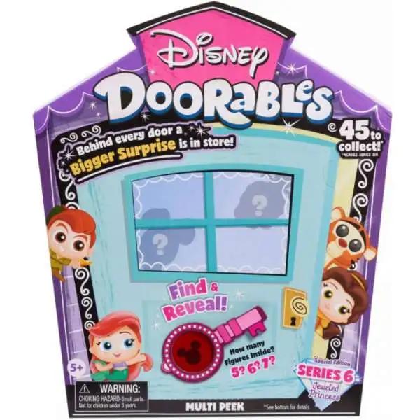 Disney Doorables Series 6 MULTI Peek Mystery Pack [5, 6 or 7 RANDOM Figures!]