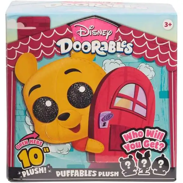 Disney Doorables Puffables Plush Winnie the Pooh 10-Inch Mystery Pack [1 RANDOM Figure]