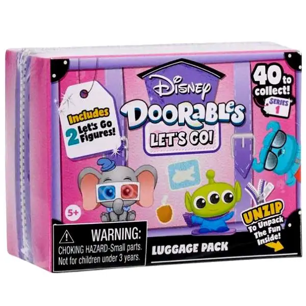 Disney Doorables Let's Go Series 1 Luggage Pack Exclusive Mystery Pack [2 RANDOM Figures]