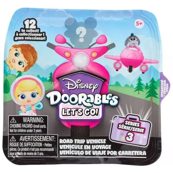 Disney Doorables Let's Go Series 3 Road Trip Vehicle Mystery Pack