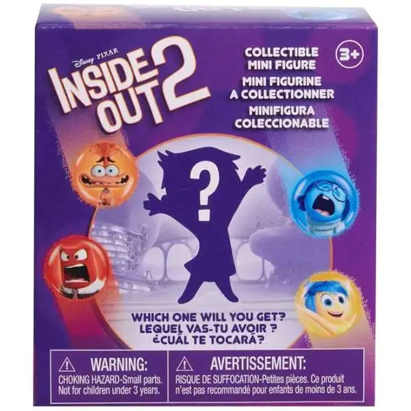 Disney / Pixar Inside Out 2 Collectible Mini Figure Mystery Pack [1 RANDOM Character]