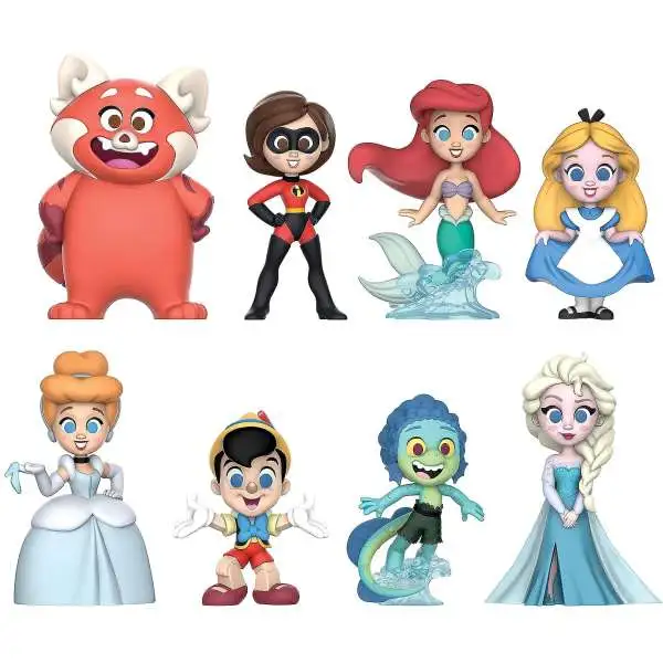Disney 100 100 Years of Epic Transformations 2-Inch Mini Figure 8-Pack