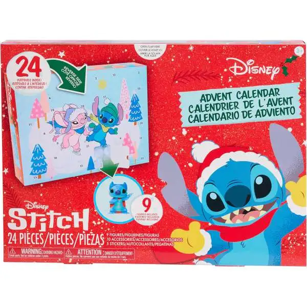 Disney 2025 Stitch Advent Calendar [24 Surprises, 9 Figures!]