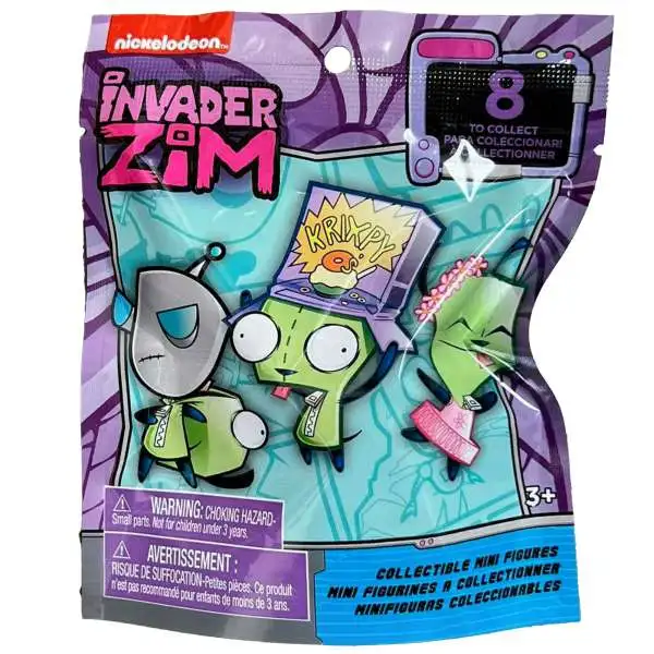 Nickelodeon Invader Zim Collectible Mini Figure Mystery Pack [1 RANDOM Figure]