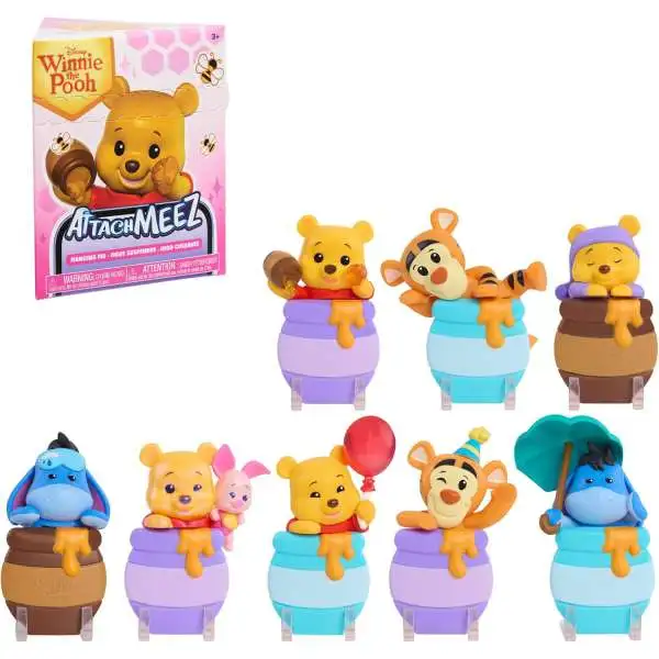 Disney Winnie the Pooh AttachMeez Mystery Pack [1 RANDOM Hanging Figure]