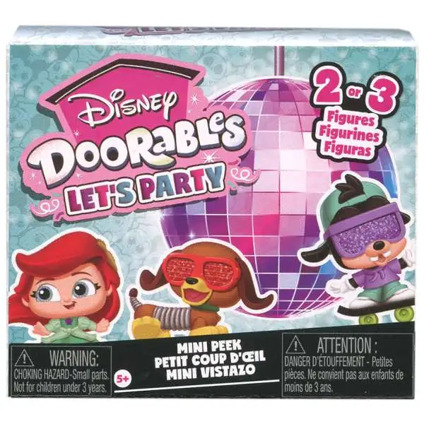 Disney Doorables Let's Party MINI Peek Mystery Pack
