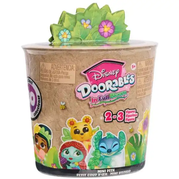 Disney Doorables In Full Bloom MINI Peek Mystery Pack [2 or 3 RANDOM Figures!]