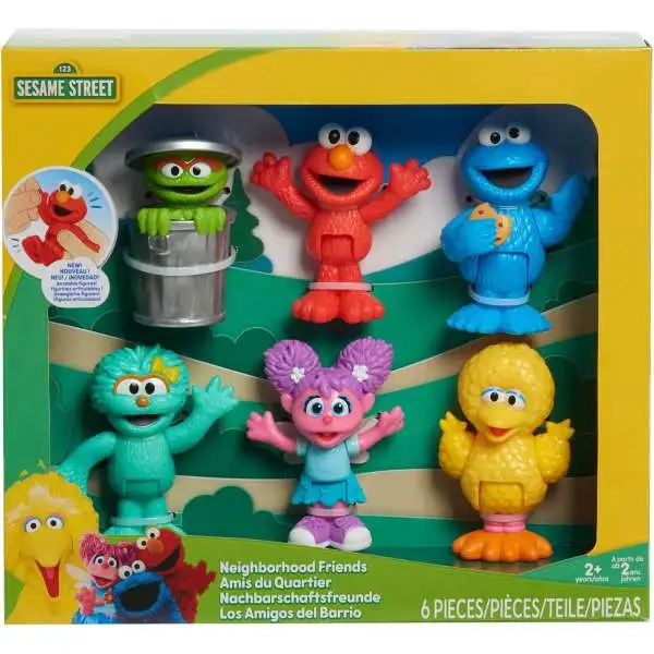 Sesame Street Neighborhood Friends Figure 6-Pack