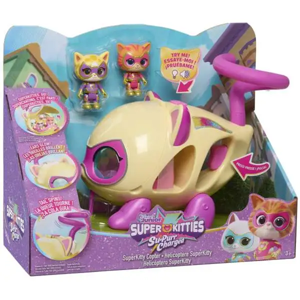 Disney Junior SuperKitties Superkitty Copter Playset [Lights & Sounds!]