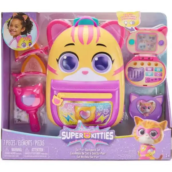 Disney Junior SuperKitties Su-Purr Backpack Play Set