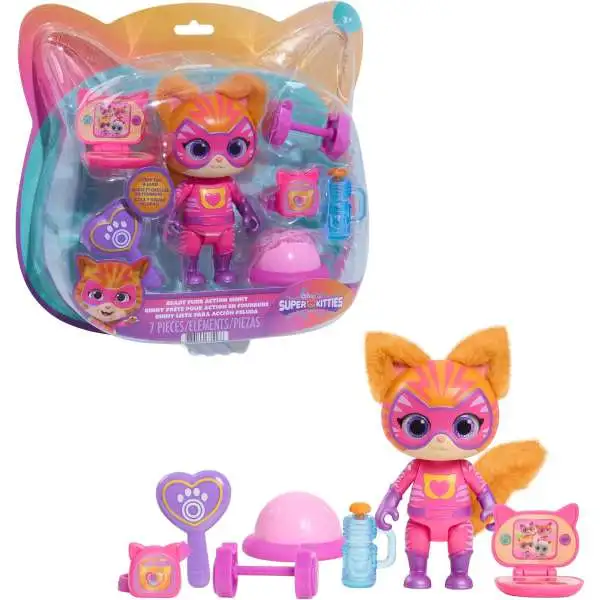 Disney Junior SuperKitties Ready Furr Action Ginny 5.5-Inch Figure Set