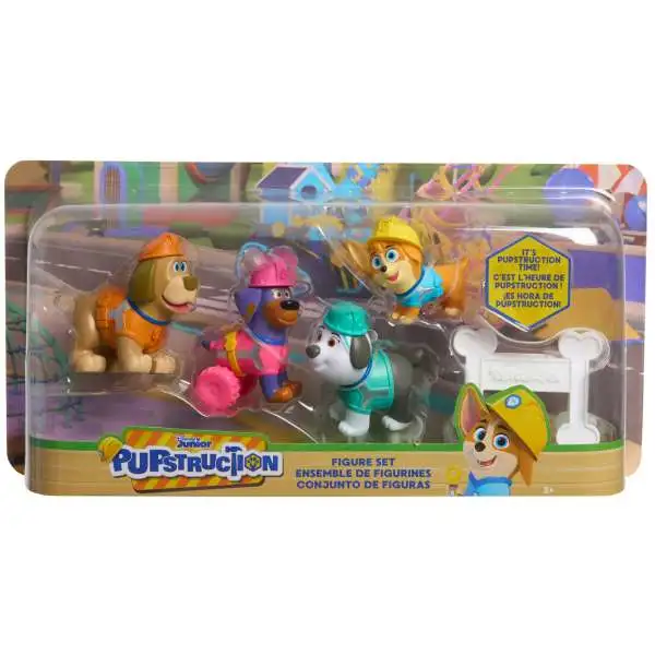Disney Junior Pupstruction Tank, Phinny, Roxy & Luna Vehicle & Figure